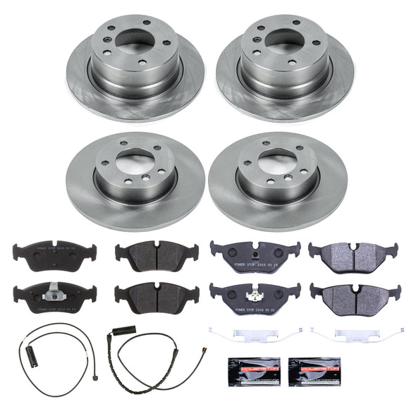 PowerStop Track Day Spec High-Performance Brake Pad and Rotor Kit