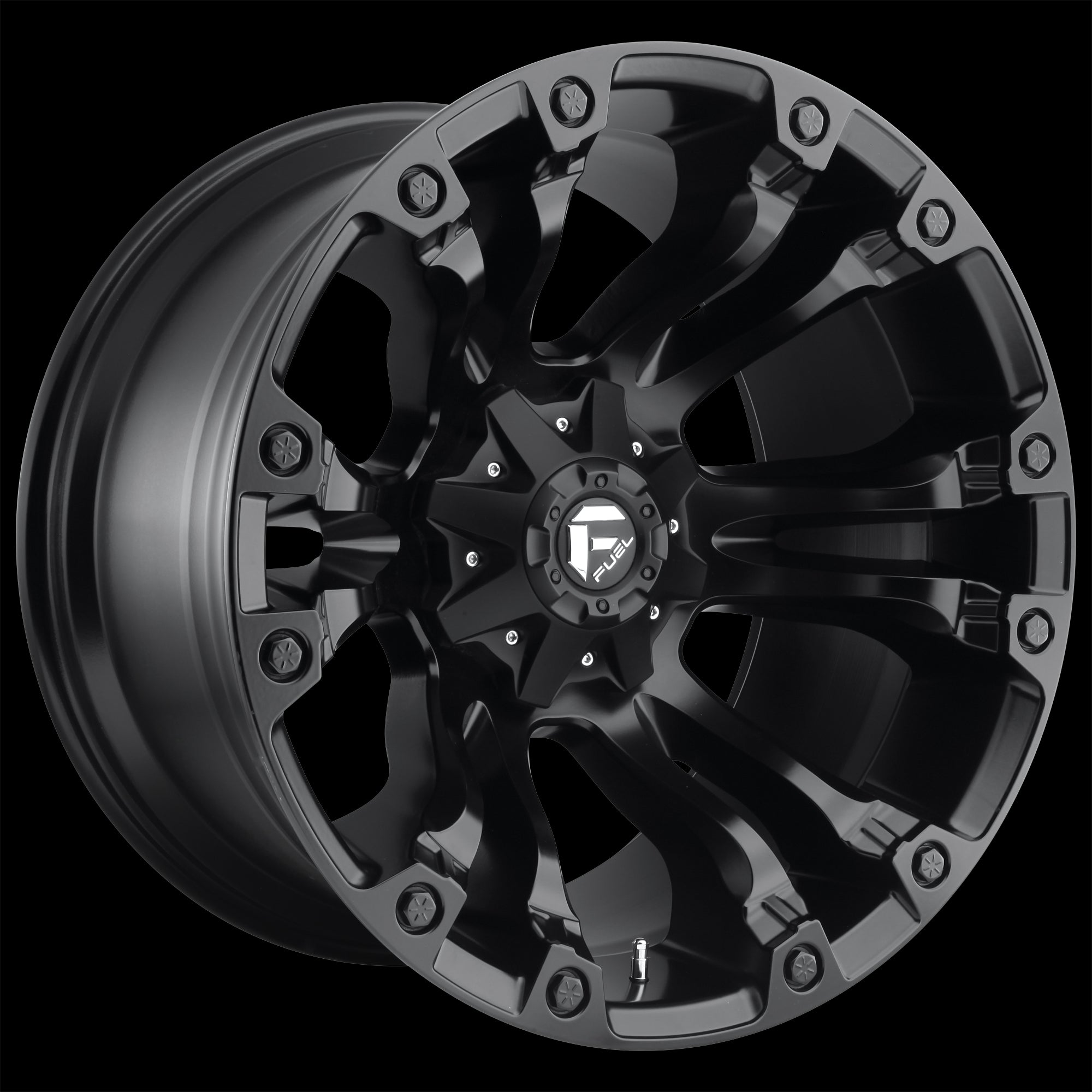 20X9 Fuel D560 VAPOR Matte Black 6X135/6X139.7 ET19 wheel/rim - 0