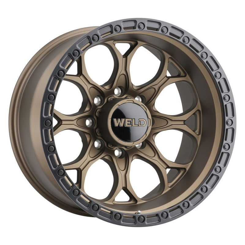 20x9 WELD Off-Road Ledge Eight Bronze / Black Ring 8x180 ET0 Wheel Rim