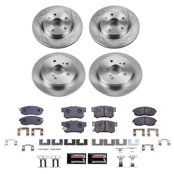 PowerStop Track Day High-Performance Brake Pad and Rotor Kit