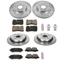 PowerStop Z23 Daily Driver Carbon-Fiber Ceramic Brake Pad and Drilled & Slotted