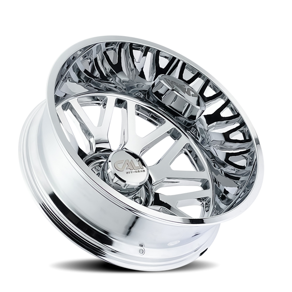 24x8.25 Cali Off-Road Invader Dually Chrome 8x200 ET-232 CB142 Wheel Rim