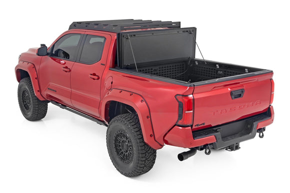 Rough Country Hard Tri-Fold Bed Cover 5' For Toyota Tacoma 2WD 4WD 2024