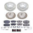 PowerStop Semi-Coated Rotor and Low-Dust Ceramic Brake Pad Kit