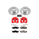 PowerStop Z23 Daily Driver Carbon-Fiber Ceramic Pads Drilled & Slotted Rotor & C