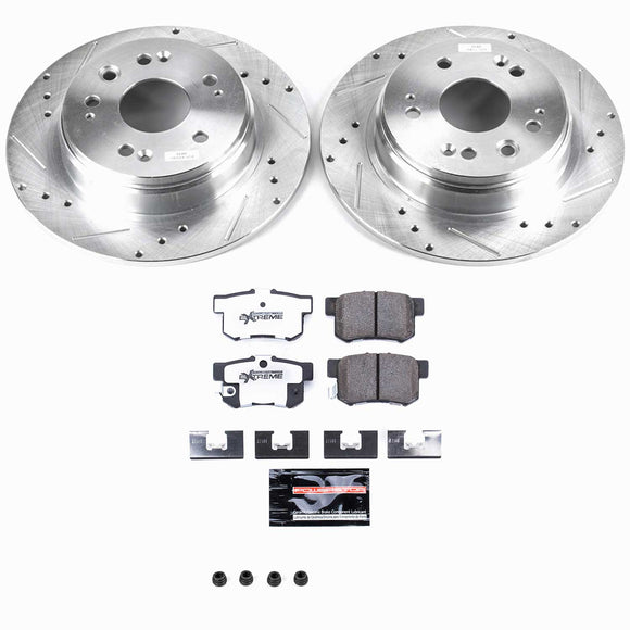 PowerStop Z26 Street Performance Ceramic Brake Pad and Drilled & Slotted Rotor K