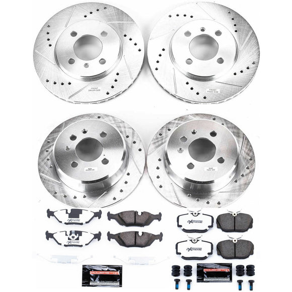 PowerStop Z26 Street Performance Ceramic Brake Pad and Drilled & Slotted Rotor K