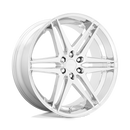 26X10 DUB 1PC S265 Dirty Dog Chrome 6X139.7 6X5.5 ET25 Wheel Rim-1