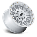 18x9 KMC KM555 Attack Gloss Silver Machined Face 8x165.1 ET18 Wheel