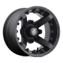 12X7 Fairway Alloys Battle Matte Black Wheel/Rim 4x101.6 ET-47-2