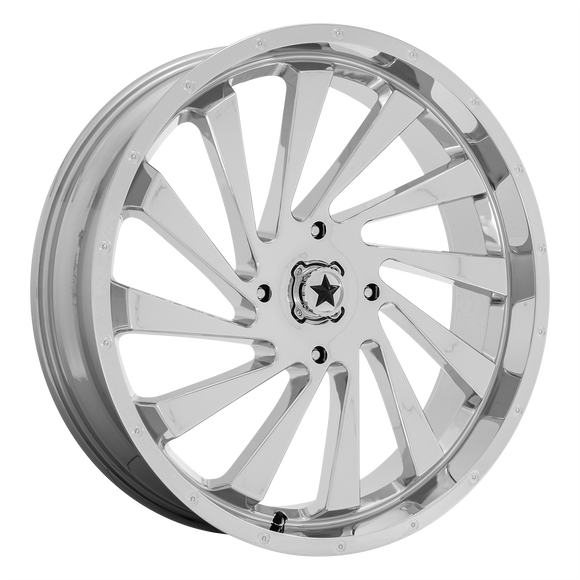 20X7 MSA OFFROAD WHEELS M46 BLADE Chrome 4X137 ET0 wheel/rim