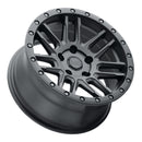 18x8 Black Rhino Arches Matte Brushed Gunmetal Black Bolts 5x127 ET30.00 Wheel