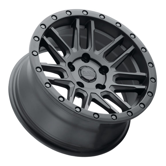 18x8 Black Rhino Arches Matte Brushed Gunmetal Black Bolts 5x127 ET30.00 Wheel