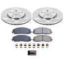 PowerStop OE Stock Replacement Low-Dust Ceramic Brake Pad and Rotor Kit