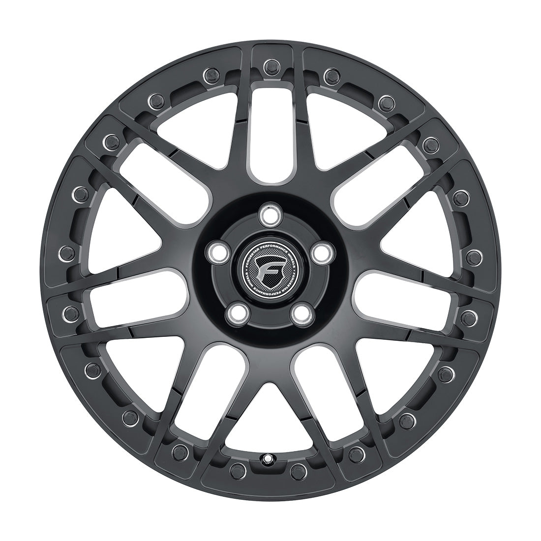 17x10 Forgestar F14 Beadlock Satin Black 5x120 ET45 Wheel Rim