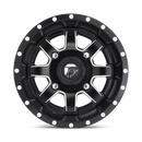 14X7 Fuel UTV D538 Maverick Matte Black Milled 4X110 ET13 wheel/rim