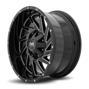20x10 Hardrock Crusher Gloss Black Milled 8x165.1 ET-19 wheel/rim-3
