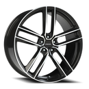 22x9 Vision 475 Clutch Gloss Black - Machined Wheel 5x120 ET35 CB72.6