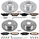 PowerStop Z23 Daily Driver Carbon-Fiber Ceramic Brake Pad and Drilled & Slotted