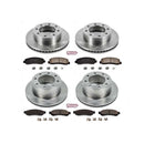 PowerStop OE Stock Replacement Low-Dust Ceramic Brake Pad and Rotor Kit