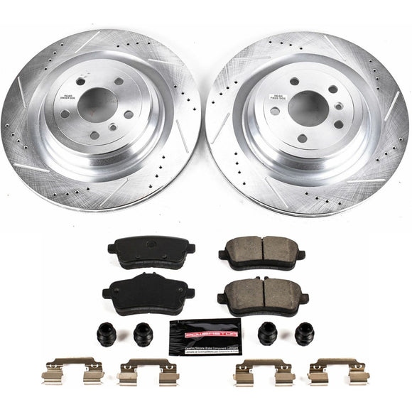 PowerStop Z23 Daily Driver Carbon-Fiber Ceramic Brake Pad and Drilled & Slotted