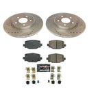 PowerStop Z23 Daily Driver Carbon-Fiber Ceramic Brake Pad and Drilled & Slotted