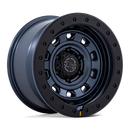 17x9 Black Rhino BR023 Xplorer Metallic Blue Matte Black Lip 5x127 ET-12 Wheel