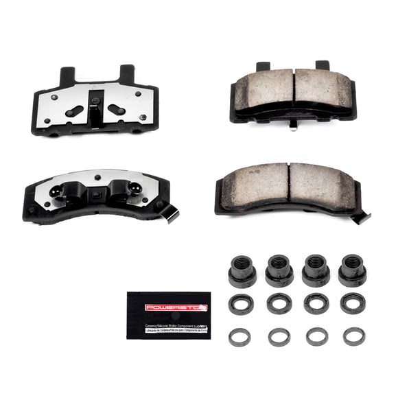 PowerStop Z36 Truck And Tow Carbon-Fiber Ceramic Brake Pads With Hardware