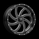 20X7 MSA Offroad Wheels Switch Gloss Black Milled Wheel/Rim 4x156 ET0