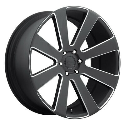 22X9.5 Dub 8-Ball Matte Black Milled 6x139.7 S187229577+20