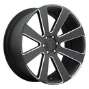 22X9.5 Dub 8-Ball Matte Black Milled 6x139.7 S187229577+20