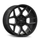 22x10 Mayhem Vanquish Gloss Black Milled 6x135 ET-19 CB106.1 Wheel Rim
