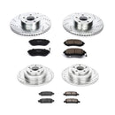 PowerStop Z23 Daily Driver Carbon-Fiber Ceramic Brake Pad and Drilled & Slotted