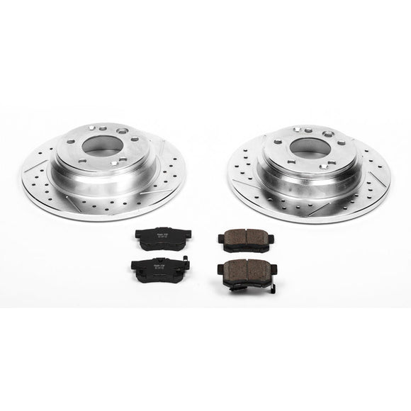 PowerStop Z23 Daily Driver Carbon-Fiber Ceramic Brake Pad and Drilled & Slotted