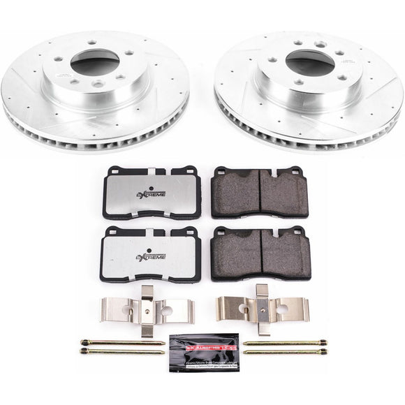 PowerStop Z26 Street Performance Ceramic Brake Pad and Drilled & Slotted Rotor K