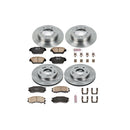 PowerStop OE Stock Replacement Low-Dust Ceramic Brake Pad and Rotor Kit