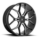 22X9.5 Asanti Black ABL-38 MONARCH TRUCK G-BLK MILL 6X135 ET38 wheel/rim-2