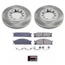 PowerStop Semi-Coated Rotor and Low-Dust Ceramic Brake Pad Kit