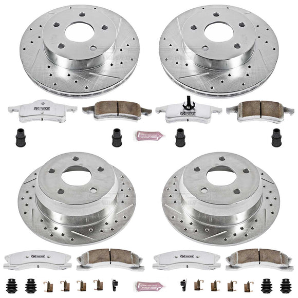 PowerStop Z26 Street Performance Ceramic Brake Pad and Drilled & Slotted Rotor K