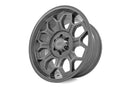 20x9 Rough Country 77 Series Gunmetal Gray 6x5.5 6x139.7 ET-12 Wheel Rim