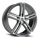 20x8.5 Vision Nitrous Gunmetal Machined Face 5x114.3 ET40 CB73.1 Wheel Rim