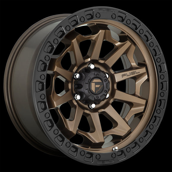 20X9 Fuel D696 Covert Matte Bronze Black Bead Ring 6X139.7 ET1 wheel/rim
