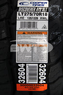 Cooper Discoverer AT3 XLT Tire(s) 275/70R18 125S LRE RWL 275/70-18 2757018-8