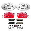 PowerStop Z23 Daily Driver Carbon-Fiber Ceramic Pads Drilled & Slotted Rotor & C