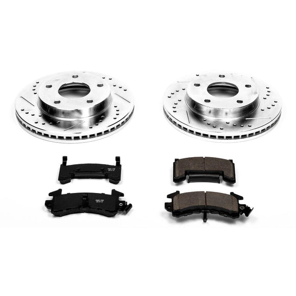 PowerStop Z23 Daily Driver Carbon-Fiber Ceramic Brake Pad and Drilled & Slotted