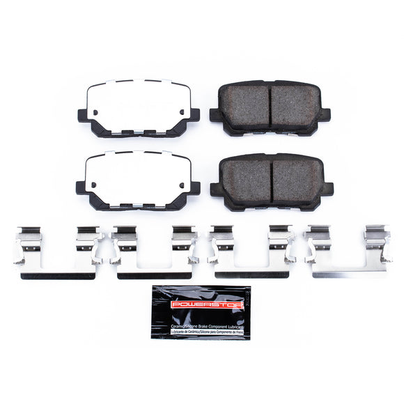 PowerStop Z26 Street Performance Carbon-Fiber Ceramic Brake Pads With Hardware