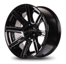 20x9 Mudder Trucker MT502 Stroker Brushed Dark Tint 6x135 ET1 Wheel Rim-5