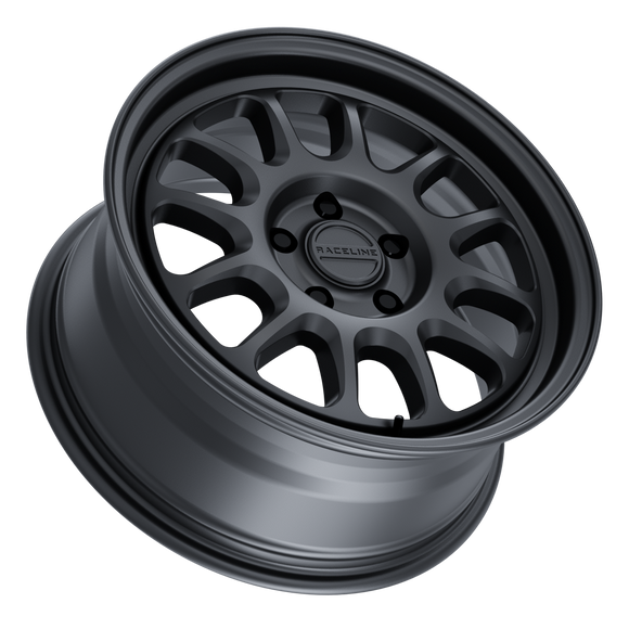 17x8 Raceline 958B Rogue Satin Black 6x120 ET30 CB67.1 Wheel