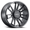 18x9 G-FX TR21 Matte Black 5x127/139.7 ET12 wheel/rim