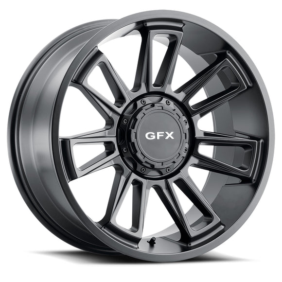 18x9 G-FX TR21 Matte Black 5x127/139.7 ET12 wheel/rim